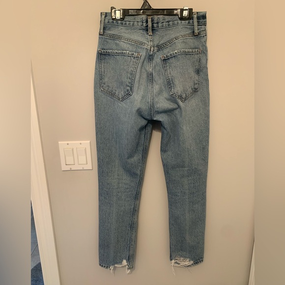 AGOLDE Riley High Rise Straight Crop in Frequency size 24 - Picture 7 of 7